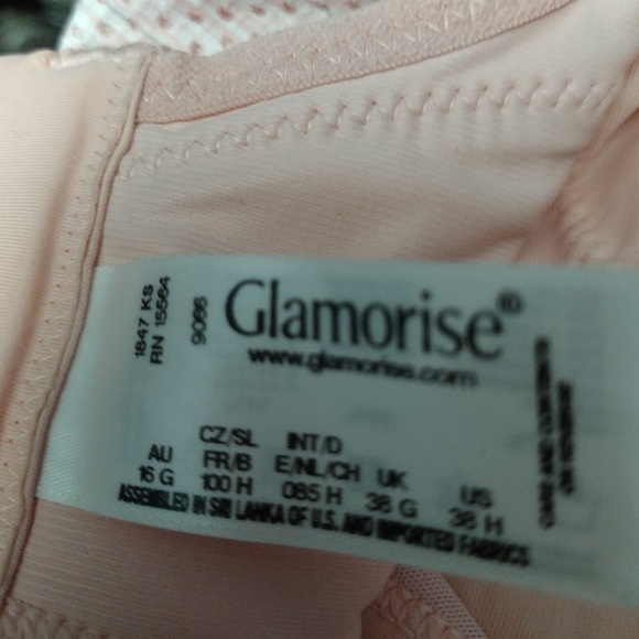 Glamorise Sport Elite Performance Bra in Soft Pink - Picture 5 of 8